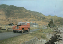 Load image into Gallery viewer, Scotland Postcard - Postbus Leaving Arnisdale Village Ref.SW9983