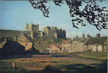 Load image into Gallery viewer, Northumberland Postcard - Bamburgh Village and Castle Ref.SW10007