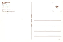Load image into Gallery viewer, Food Postcard - Dutch Cheese, Alida Hoeve, Ripening of Cheese Ref.SW10010
