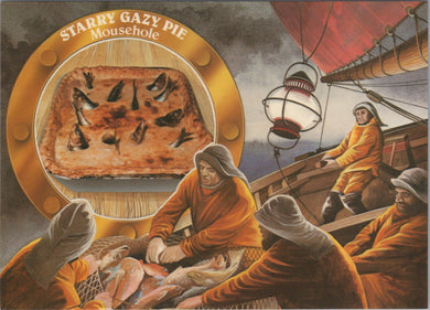 Food Postcard - Starry Gazy Pie, Mousehole Ref.SW10014