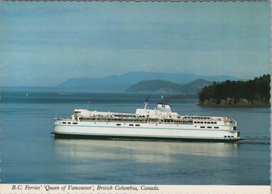 Canada Postcard - B.C Ferries 'Queen of Vancouver', British Columbia Ref.SW10074