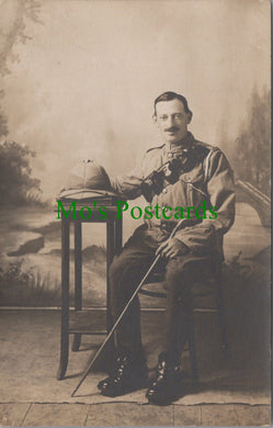 Military Postcard, British Army Soldier