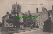 Load image into Gallery viewer, Surrey Postcard - Woking, St Peter's Memorial Home DC200