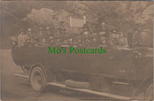 Load image into Gallery viewer, Social History Postcard -Road Transport,  Charabanc Road Trip, Excursion RS32705
