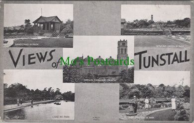 Staffordshire Postcard - Views of Tunstall  RS31078