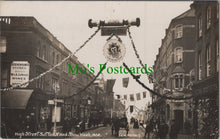 Load image into Gallery viewer, London Postcard - Sutton High Street, Xmas Show Week, 1908 - HP569
