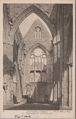 Wales Postcard - Tintern Abbey, North Transept Interior SW10722