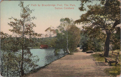 Warwickshire Postcard - Sutton Coldfield, Path By Bracebridge Pool  SW10751