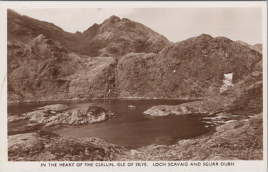 Scotland Postcard - Cuillin, Isle of Skye, Loch Scavaig & Sgurr Dubh  SW10779