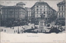 Load image into Gallery viewer, Italy Postcard - Genoa (Genova), Piazza Corvetto  SW10826