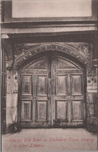 Load image into Gallery viewer, Devon Postcard - Exeter, Old Door in Cathedral Close  SW10859