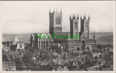 Lincolnshire Postcard - Lincoln Cathedral, North West View SW10496