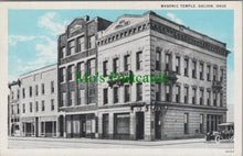 Load image into Gallery viewer, America Postcard - Masonic Temple, Galion, Ohio  SW10510