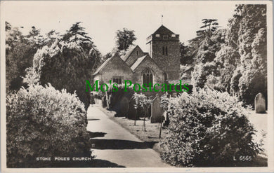 Buckinghamshire Postcard - Stoke Poges Church  SW10524