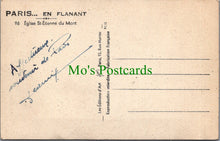 Load image into Gallery viewer, France Postcard - Paris, Eglise St-Etienne Du Mont SW10530