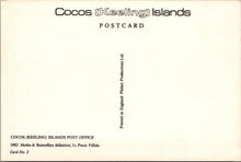 Load image into Gallery viewer, Costa Rica Postcard - Cocos Islands Post Office, Moths & Butterflies SW10313