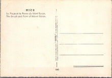 Load image into Gallery viewer, France Postcard - Nice, The Beach and Point of Mount Boron SW10315