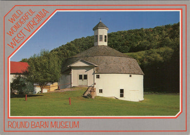 America Postcard - Round Barn Museum, Mannington, West Virginia SW10327