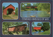 Load image into Gallery viewer, America Postcard - Covered Bridges of West Virginia SW10328
