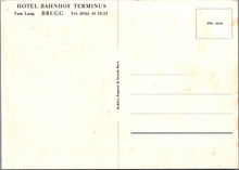 Load image into Gallery viewer, Switzerland Postcard - Hotel Bahnhof Terminus, Brugg  SW10357