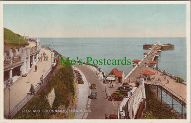 Wales Postcard - Llandudno Pier and Colonnades SW10878