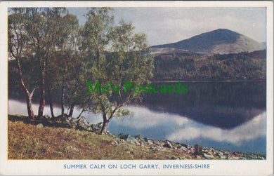 Scotland Postcard - Summer Calm on Loch Garry, Inverness-shire SW10908