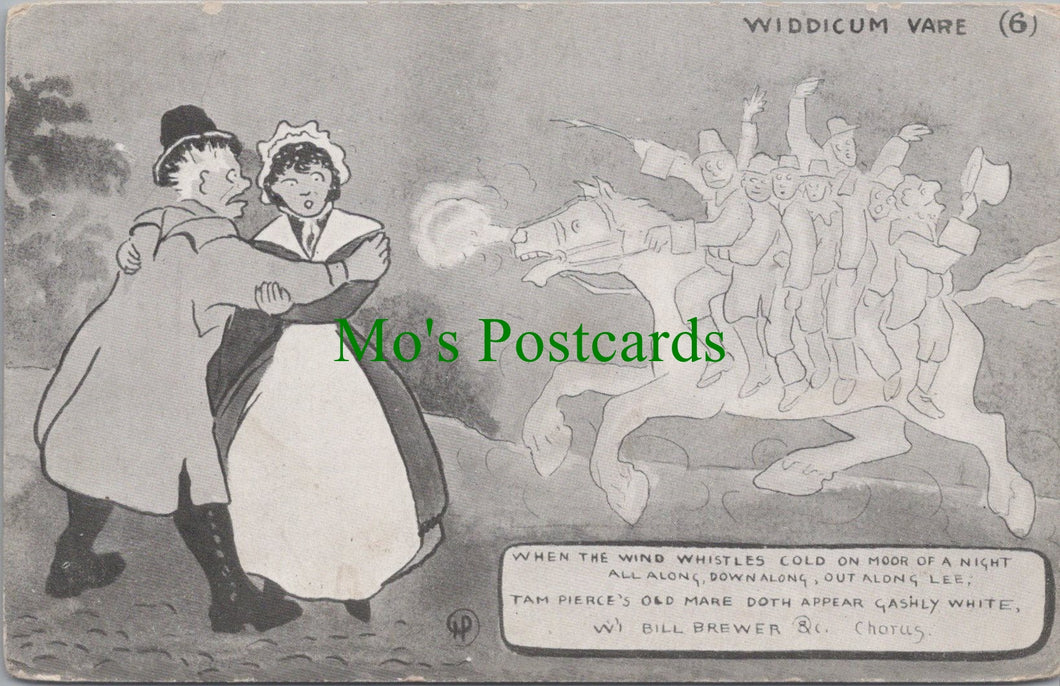 Devon Postcard - Widecombe, Widdicum Vare Comic SW10910