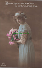 Load image into Gallery viewer, Greetings Postcard - Wishing You All Birthday Joys SW10913