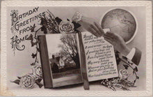 Load image into Gallery viewer, Greetings Postcard - Birthday Greetings From Home  SW10622