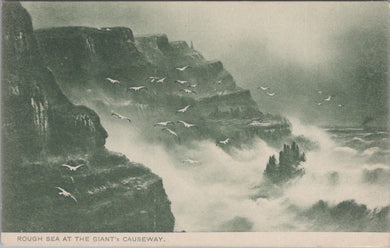 Northern Ireland Postcard - Rough Sea at The Giant's Causeway SW10628