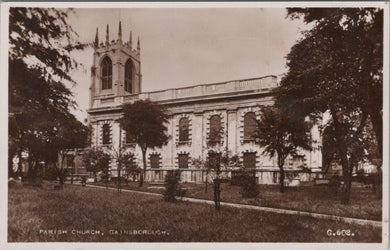 Lincolnshire Postcard - Gainsborough Parish Church SW10639