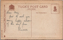 Load image into Gallery viewer, Greetings Postcard - A Happy Birthday, Basket of Flowers SW10643