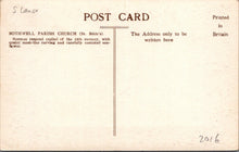 Load image into Gallery viewer, Scotland Postcard - Bothwell Parish Church (St Bride's) SW10664