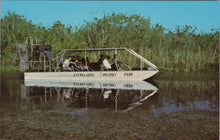 Load image into Gallery viewer, America Postcard - Airboat at The Everglades Holiday Park, Nr Miami SW10669