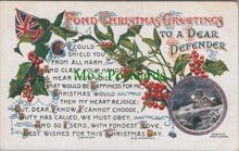 Load image into Gallery viewer, Greetings Postcard - Fond Christmas Greetings To a Dear Defender SW10382
