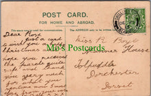 Load image into Gallery viewer, Christmas Greetings Postcard - Cherubs, Love Hearts and Flowers SW10396