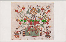 Load image into Gallery viewer, V &amp; A Museum Postcard - Part of Embroidered Bedspread, Greek Islands  SW10398
