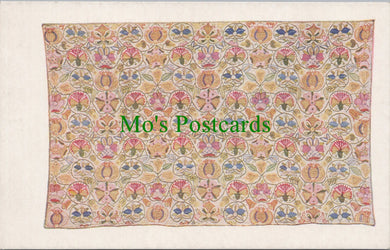 Museum Postcard - Embroidered Pillow Cover, English, 17th Century SW10399