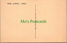 Load image into Gallery viewer, France Postcard - Paris, Hotel Lutetia SW10400