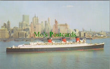 Load image into Gallery viewer, Shipping Postcard - Cunard R.M.S.Queen Mary at New York SW10403