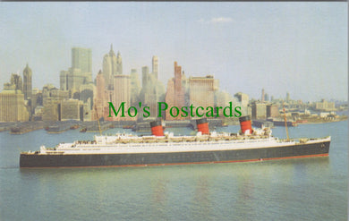 Shipping Postcard - Cunard R.M.S.Queen Mary at New York SW10403