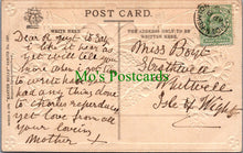 Load image into Gallery viewer, Embossed Greetings Postcard - A Happy Eastertide, Bell & Flowers SW10414