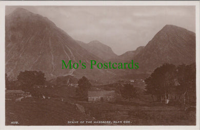 Scotland Postcard - Scene of The Massacre, Glen Coe  SW10445