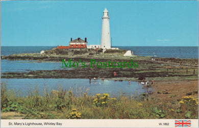 Northumberland Postcard - St Mary's Lighthouse, Whitley Bay  SW10464
