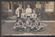Load image into Gallery viewer, Sports Postcard - Eastleigh Bible Class Football Club - Winners Salisbury Minor Tournament, 1908 - Mo’s Postcards 
