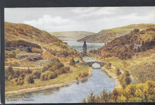Load image into Gallery viewer, Wales Postcard - Pen-Y-Garig Dam, Elan Valley, Rhayader - Artist A.R.Quinton - Mo’s Postcards 
