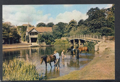 Berkshire Postcard - Odney Backwater, Cookham - Mo’s Postcards 