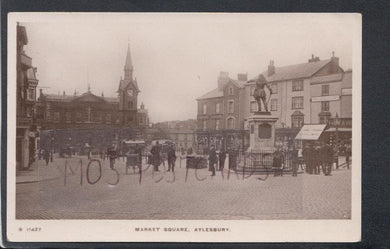 Buckinghamshire Postcard - Market Square, Aylesbury, 1915 - Mo’s Postcards 