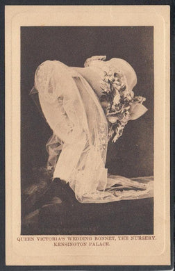 Royalty Postcard - Queen Victoria's Wedding Bonnet, The Nursery, Kensington Palace - Mo’s Postcards 