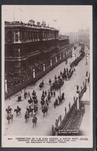 Load image into Gallery viewer, Royalty Postcard - Coronation of T.M.King George &amp; Queen Mary in 1911, Procession in Parliament Street - Mo’s Postcards 
